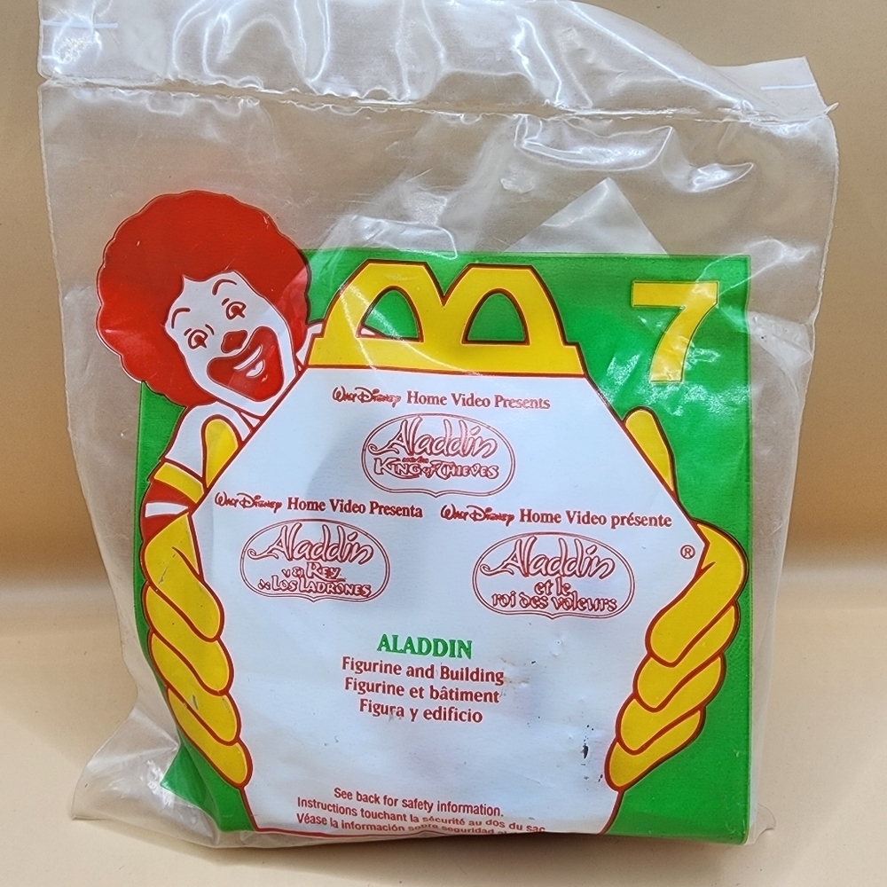 1996 McDonald’s #7 Aladdin Happy Meal Toy -Sealed